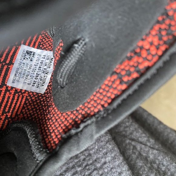 yeezy core black core red